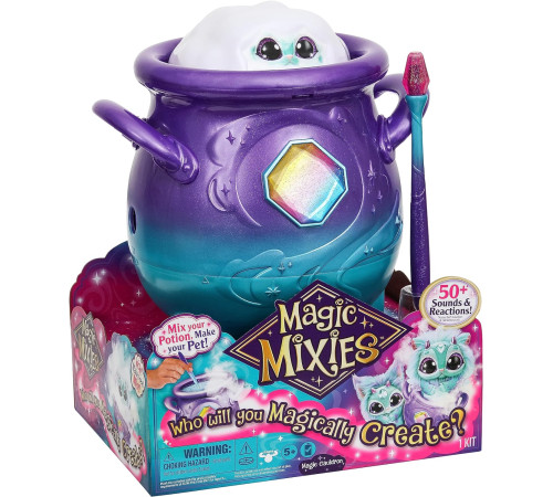 magic mixies 14950m set de joc "magic cauldron" (violet)