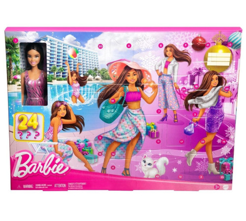 barbie hkb09 calendarul de advent "barbie fashionista"