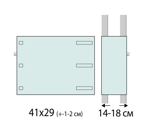 veres 154.03.04 set de bare de protectie fens "ocean" (6 buc.)