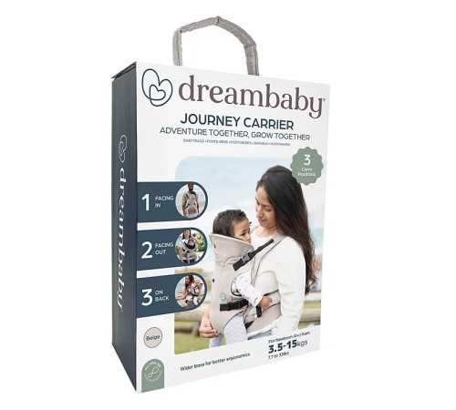 dreambaby g2204 Рюкзак-переноска "journey" бежевый