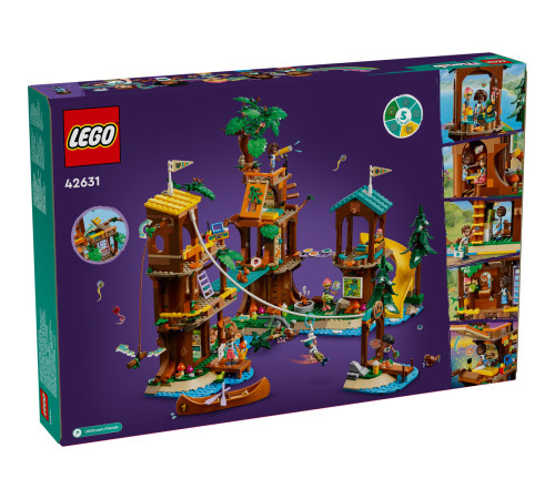 lego friends  42631 Конструктор "Лагерь приключений на дереве" (1128 дет.)