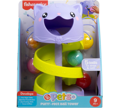 fisher-price htw92 set de joc "tour distractiv cu bile"