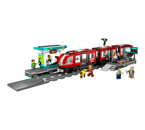 lego city 60423 constructor "statie si tramvai in centrul orasului" (811el.)