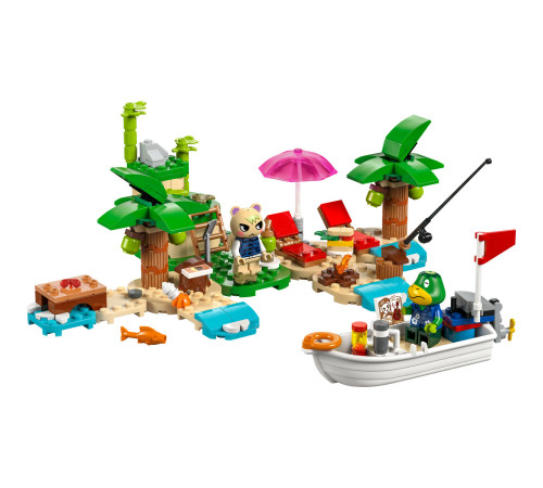 lego animal crossing  77048 constructor "turul de insula in barca al lui kapp`n" (233 el.)