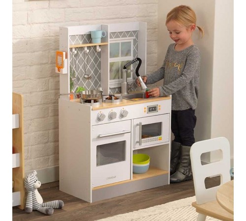 kidkraft 53395 bucătărie pentru copiii wooden play kitchen