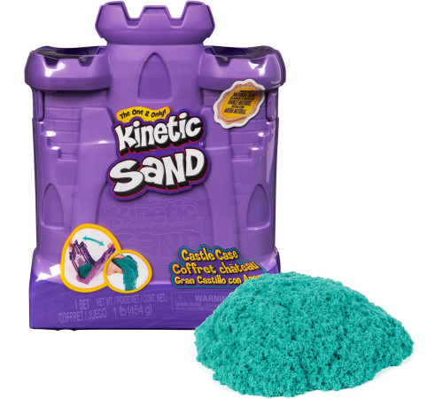  kinetic sand 6068384 Контейнер с кинетическим песком "Замок" (454 гр.) 
