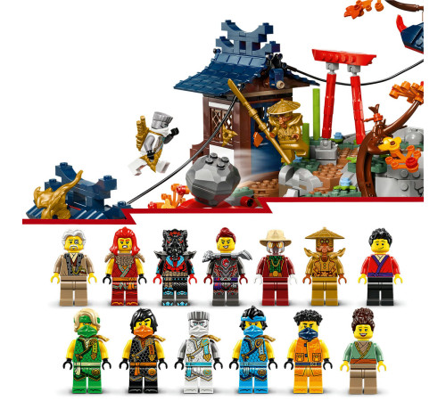 lego ninjago 71818 Конструктор "Турнирная боевая арена" (659 дет.)