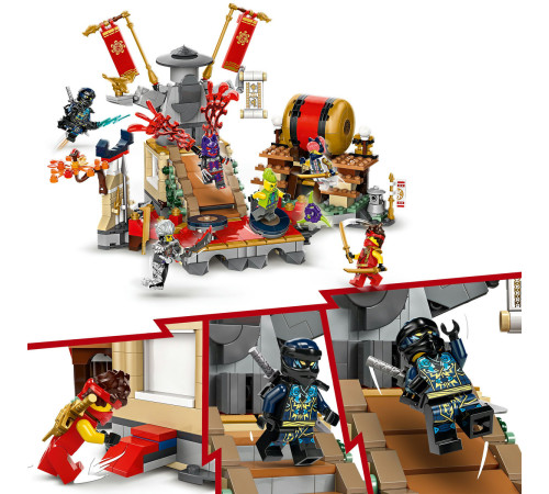 lego ninjago 71818 Конструктор "Турнирная боевая арена" (659 дет.)