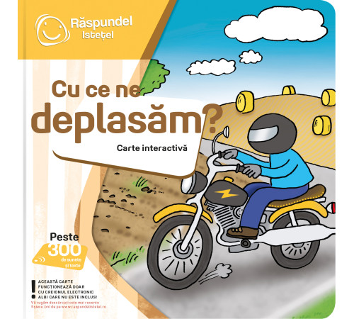 raspundel istetel 19584 carte interactivă "cu ce ne deplasam?" (ro)