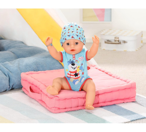 zapf creation 834992 papusa interactiva baby born "magic boy" (43 cm)