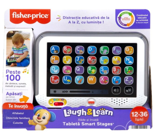 fisher-price hxb71 tabletă interactivă "laugh and learn" (ro)