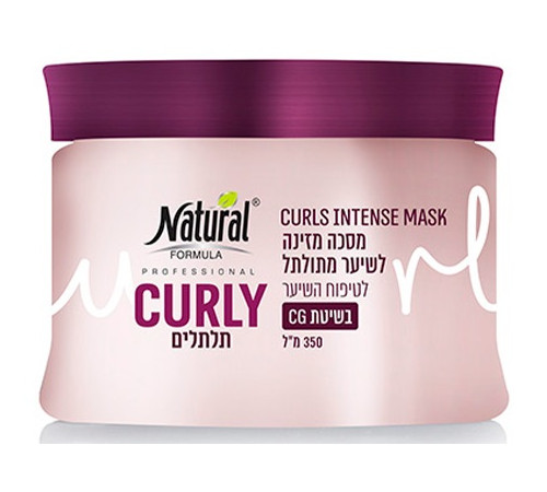  natural formula Питательная маска для вьющихся волос "curly hair" (350 мл) 356625