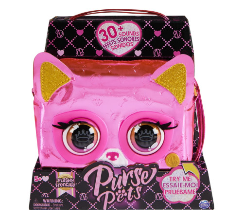  purse pets 6065589 Интерактивная сумочка metallic magic "Француженка"