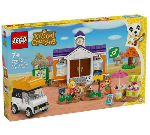  lego animal crossing 77052 constructor "concertul lui k.k. la plaza" (550 el.)