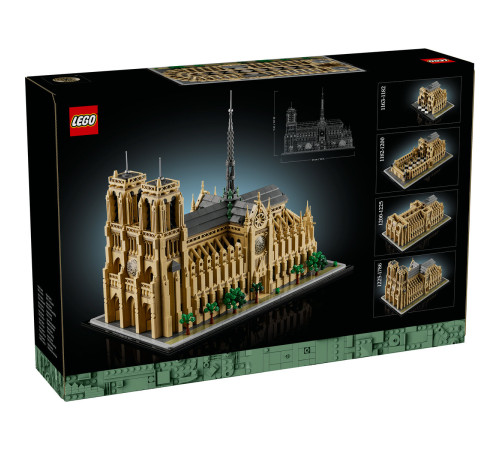 lego architecture 21061 constructor "notre-dame de paris" (4383 el.)