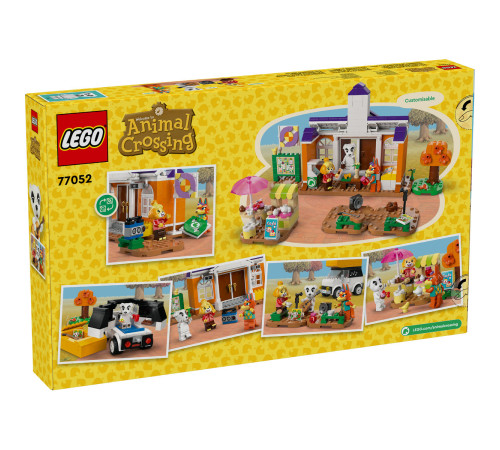 lego animal crossing 77052 constructor "concertul lui k.k. la plaza" (550 el.)