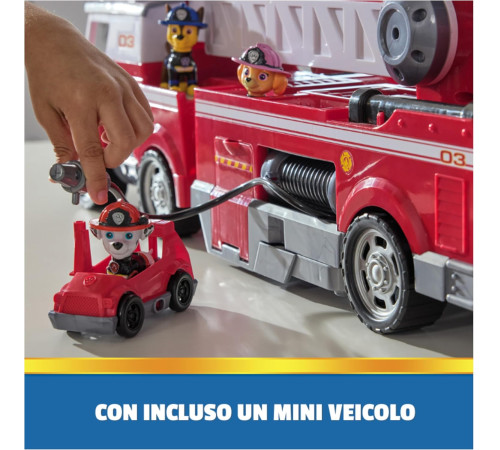 spin master 6072327 camion de pompieri mare paw patrol