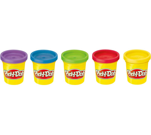 play-doh f7368 set de plastilină "Înapoi la școală" (5 culori)