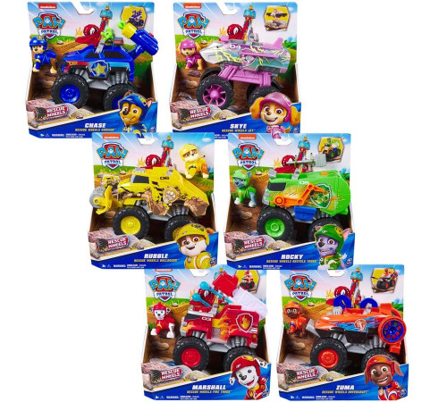  spin master  6069372 mașină de curse cu figurină paw patrol (in sort.)