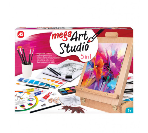 as kids 1038-82028 set de desen 5 în 1 "mega art studio"