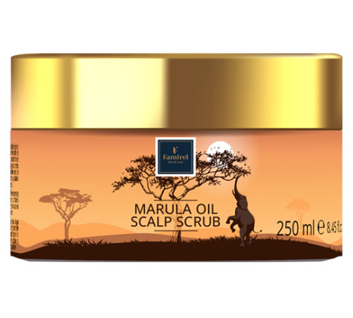  famirel Скраб для кожи головы "marula oil" (250 мл) 085731