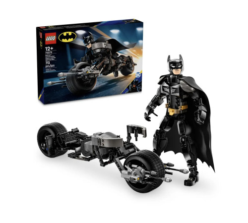 lego super heroes 76273 Конструктор "Бэтмен и бетцыкл bat-pod " (713 дет.)