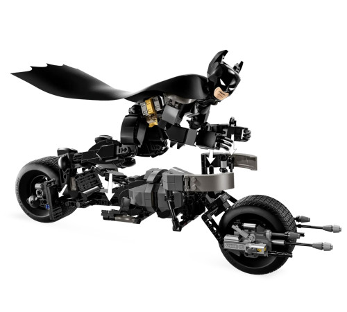 lego super heroes 76273 constructor ""figurina batman si motocicleta bat-pod" (713 el.)