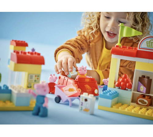 lego duplo 10434 constructor "peppa pig supermarket" (70 el.)