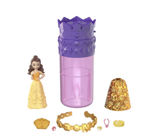 disney princess hxh16 set de joc "royal colour reveal: bine și rău"