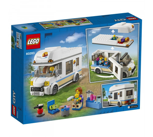 lego city 60283 Конструктор "Отпуск в доме на колесах" (190 дет.)