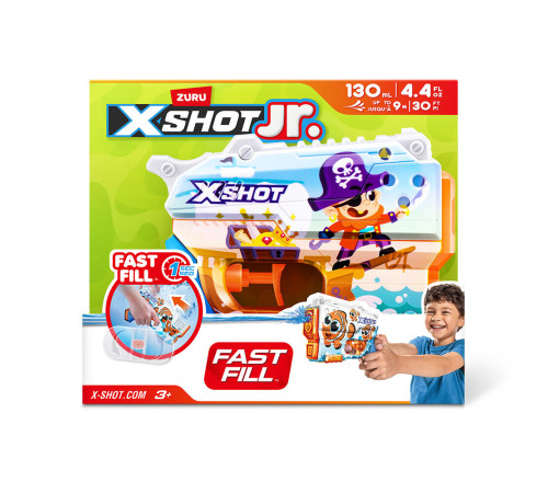 zuru 118143 blaster cu apă "fast fill  x-shot" in sort.