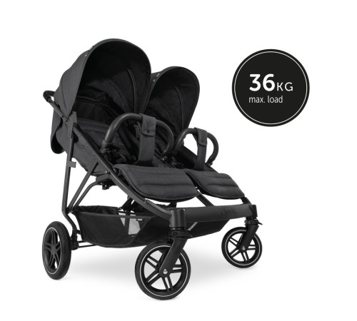 hauck carucior pentru gemeni uptown duo melange black