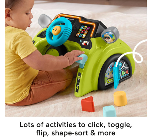 fisher-price htw88 jucărie interactivă "sit & steer driver" 