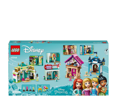 lego disney 43246 constructor "aventura la piata a printese" (817 el.)