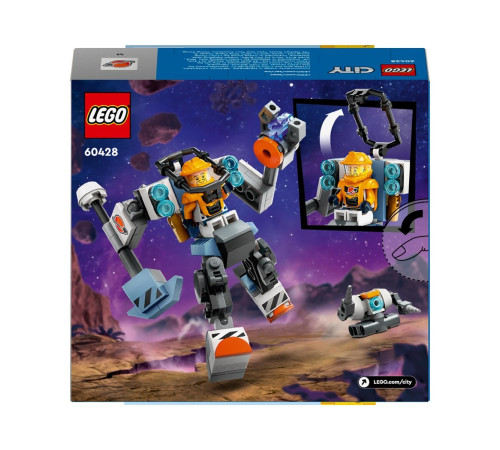 lego city 60428 constructor "robot spatial de constructii" (140 el.)