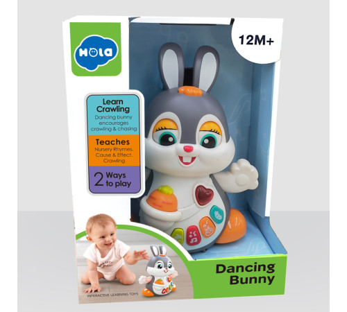 hola toys he9991 jucărie muzicală "dancing rabbit"