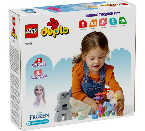 lego duplo 10418 Конструктор "Эльза и Бруни в зачарованном лесу" (31 дет.)