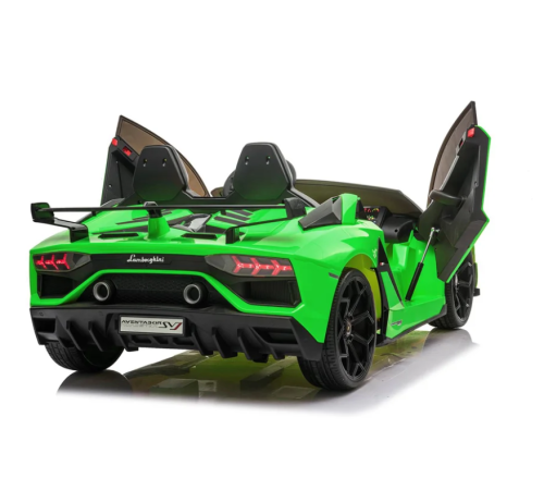 kikkaboo 31006050363 masina electrica pentru copii "lamborghini aventador svj" (verde)