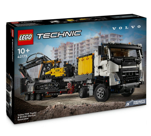 lego technic  42175 constructor "camionul fmx si excavatorul electric ec230 de la volvo " (2274 el.)