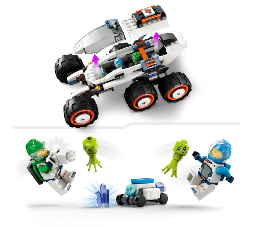 lego city 60431 constructor "rover de explorare spatiala si viata extraterestra" (311 el.)