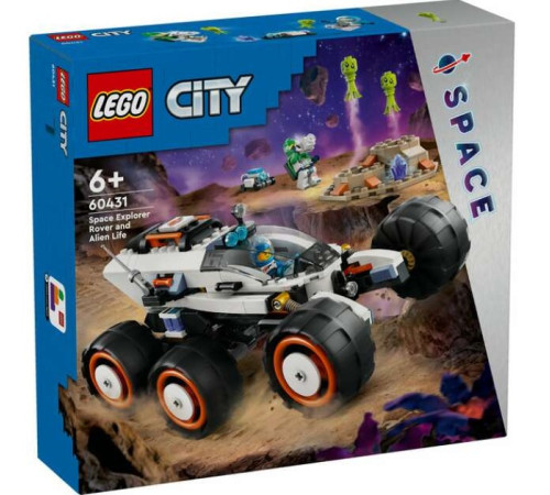  lego city 60431 Конструктор "Космический вездеход и внеземная жизнь" (311 дет.)