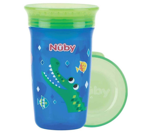 nuby nv0414002 Поильник 360° "wonder cu" (6 м+) 300 мл.