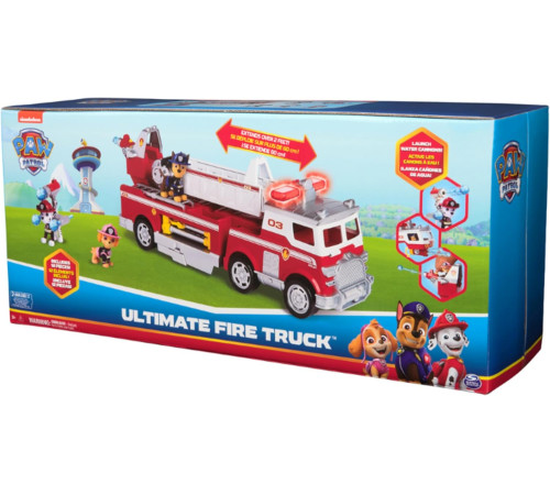 spin master 6072327 camion de pompieri mare paw patrol