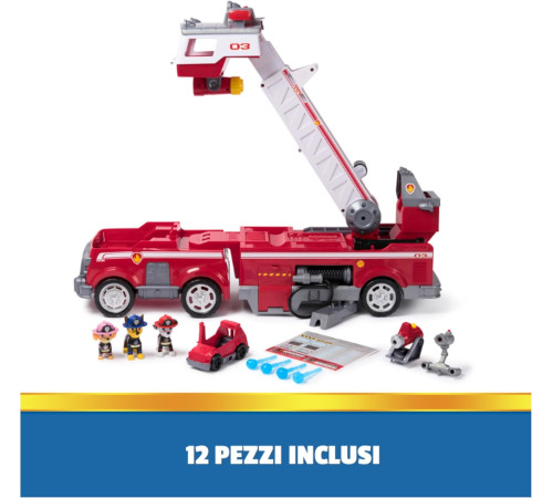 spin master 6072327 camion de pompieri mare paw patrol