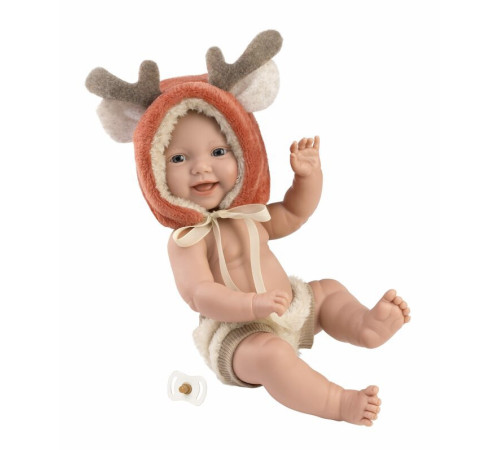 llorens 63202 papusa "mini baby boy reindeer" (31cm.)