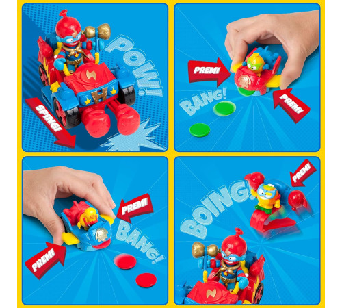 superthings pstsp414in00 Игровой набор с фигуркой ballon boxer серия kazoom kids s1