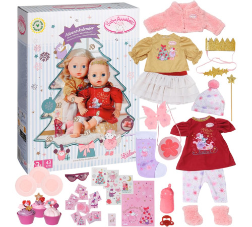 zapf creation 709634  Адвент-календарь "baby annabell"