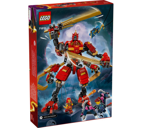 lego ninjago 71812 Конструктор "Лазающий робот-ниндзя Кая" (623 дет.)