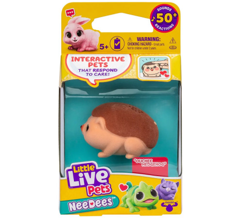 little live pets 26655 animal de companie interactiv "needees" (in sort.)