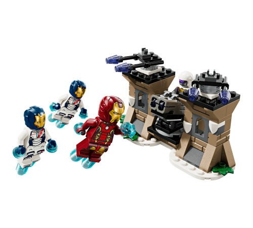 lego marvel 76288 constructor "iron man si legiunea de fier vs. soldat hydra" (135 el.)